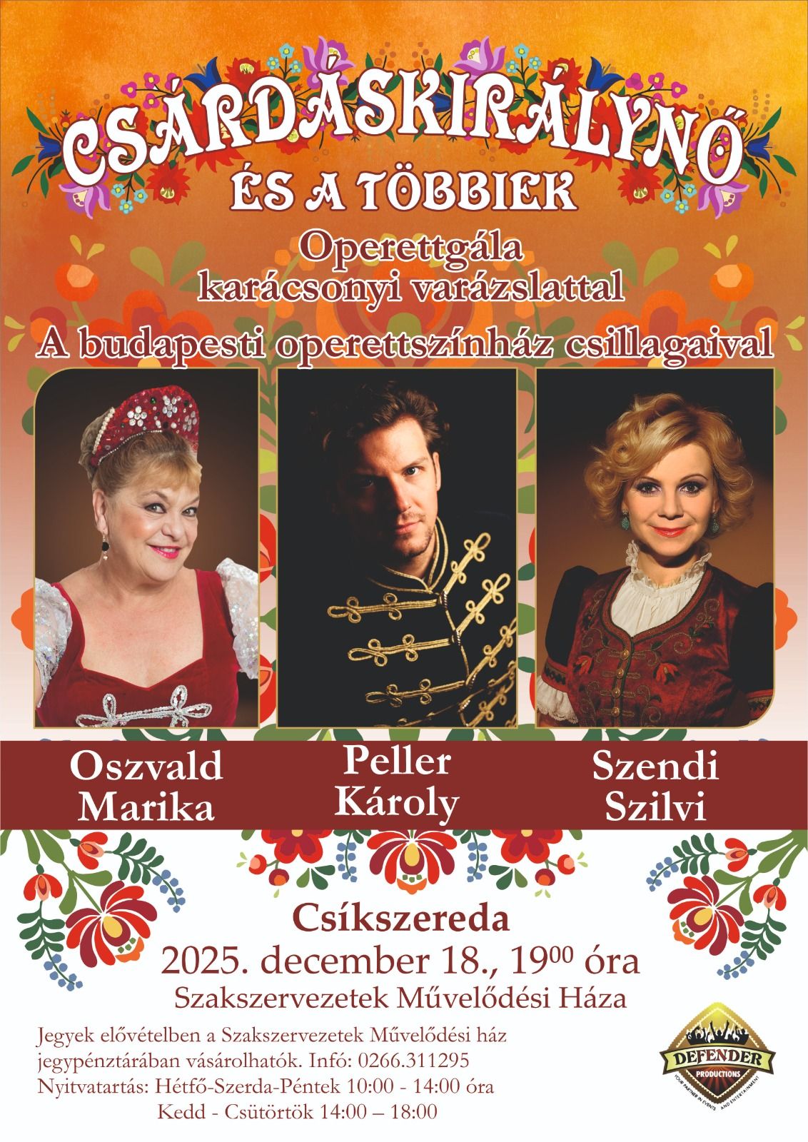 Esemenyek Muveszetekhaza Adventioperett